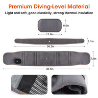 Heated Back Massager Belt – Cordless Heating Pad for Back with Vibration