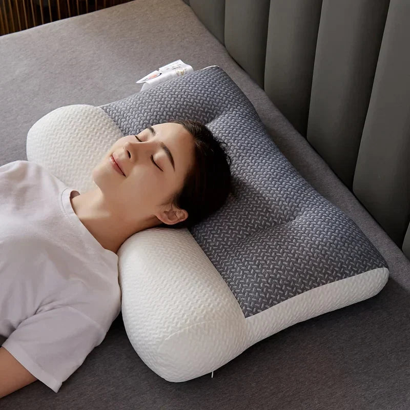 Neck Pillow for Sleeping – Ergonomic Cervical Pillow for Side & Back Sleepers