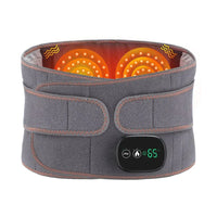 Heated Back Massager Belt – Cordless Heating Pad for Back with Vibration