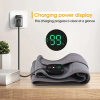 Heated Back Massager Belt – Cordless Heating Pad for Back with Vibration