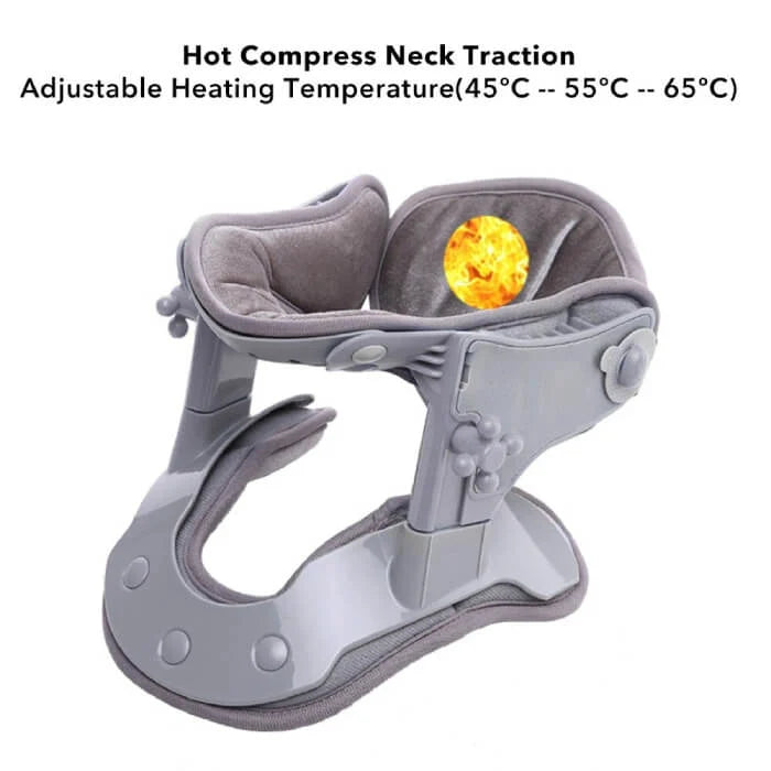 Neck Stretcher with Heat – Adjustable Cervical Neck Traction Device for Home