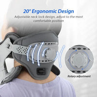 Neck Stretcher with Heat – Adjustable Cervical Neck Traction Device for Home
