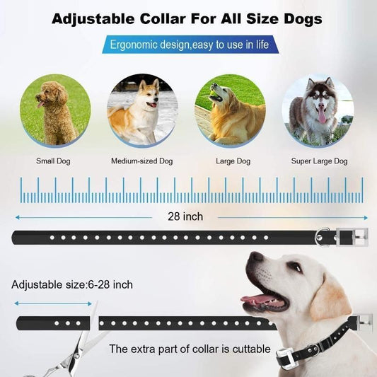 Wireless Electric Portable Dog Fence with Multiple Adjustable Collars