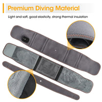 Heated Back Massager Belt – Cordless Heating Pad for Back with Vibration