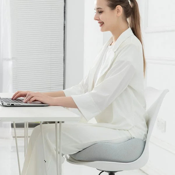 Seat Cushion for Office Chair – Memory Foam Sit Bone Cushion with Cooling Mesh