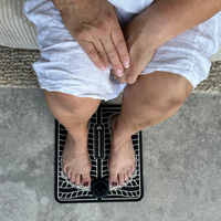 Foot Massager – Foldable EMS Foot Massager Mat with Remote, Rechargeable