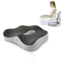 Lumbar Support Pillow & Seat Cushion Set – Memory Foam for Office Chair