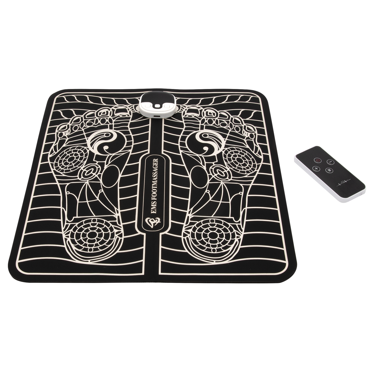 Foot Massager – Foldable EMS Foot Massager Mat with Remote, Rechargeable