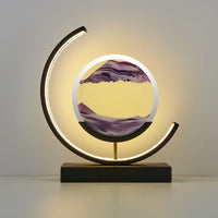 Duna moving sand lamp with red sand