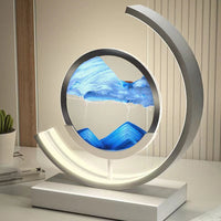 Duna moving sand lamp with white frame
