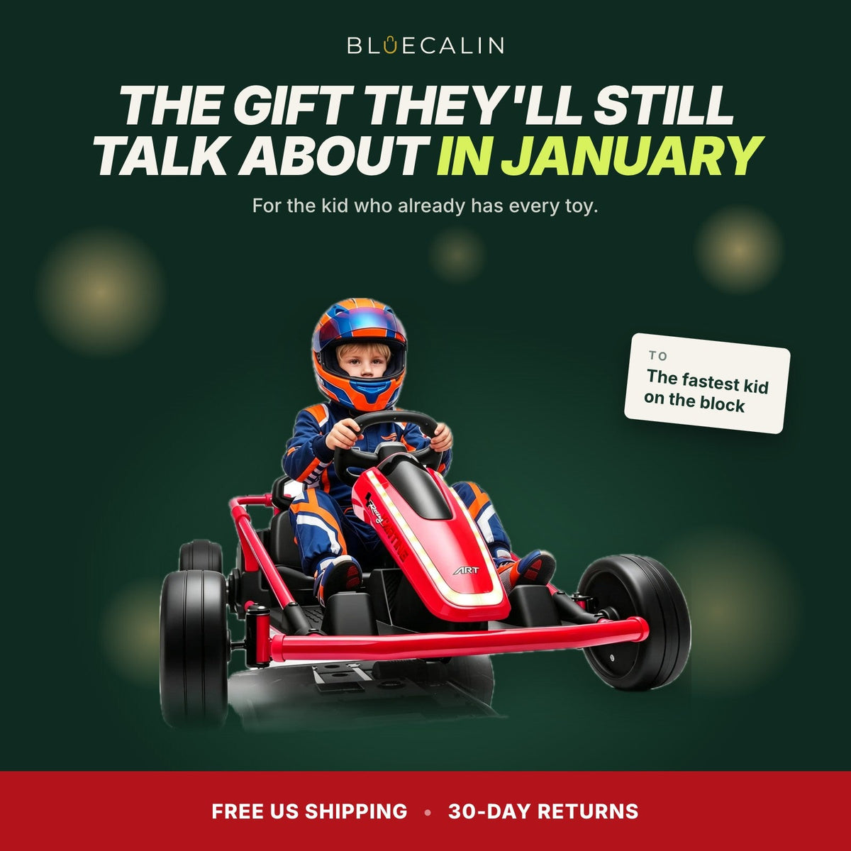 The Apex drift kart as a Christmas gift