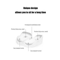 Seat Cushion for Office Chair – Memory Foam Sit Bone Cushion with Cooling Mesh