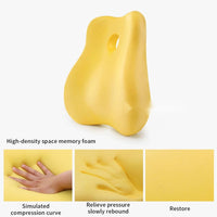 Lumbar Support Pillow & Seat Cushion Set – Memory Foam for Office Chair