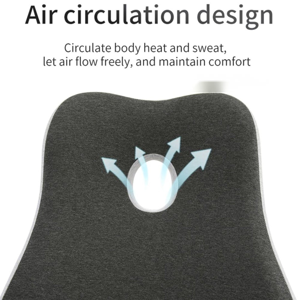 Lumbar Support Pillow & Seat Cushion Set – Memory Foam for Office Chair