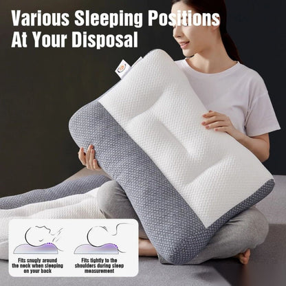 Neck Pillow for Sleeping – Ergonomic Cervical Pillow for Side & Back Sleepers