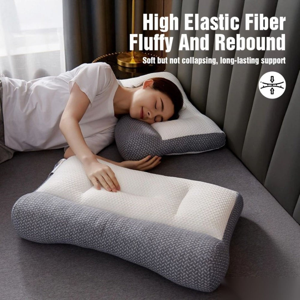 Neck Pillow for Sleeping – Ergonomic Cervical Pillow for Side & Back Sleepers