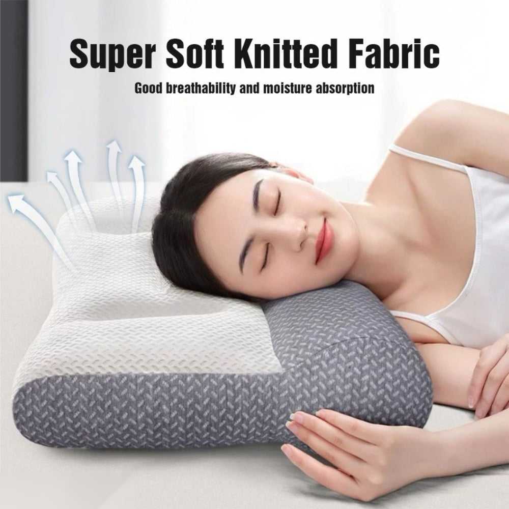 Neck Pillow for Sleeping – Ergonomic Cervical Pillow for Side & Back Sleepers