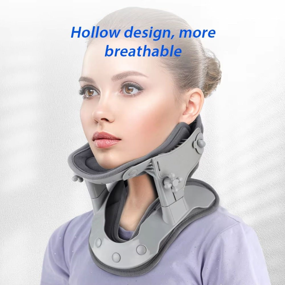 Neck Stretcher with Heat – Adjustable Cervical Neck Traction Device for Home