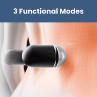 Back Stretcher with Heat & Vibration – 3-in-1 Lumbar Back Massager, Rechargeable