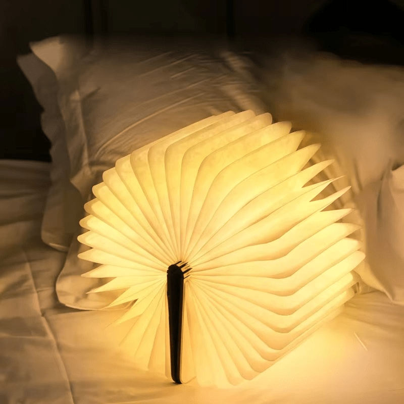 Boek book lamp in brown