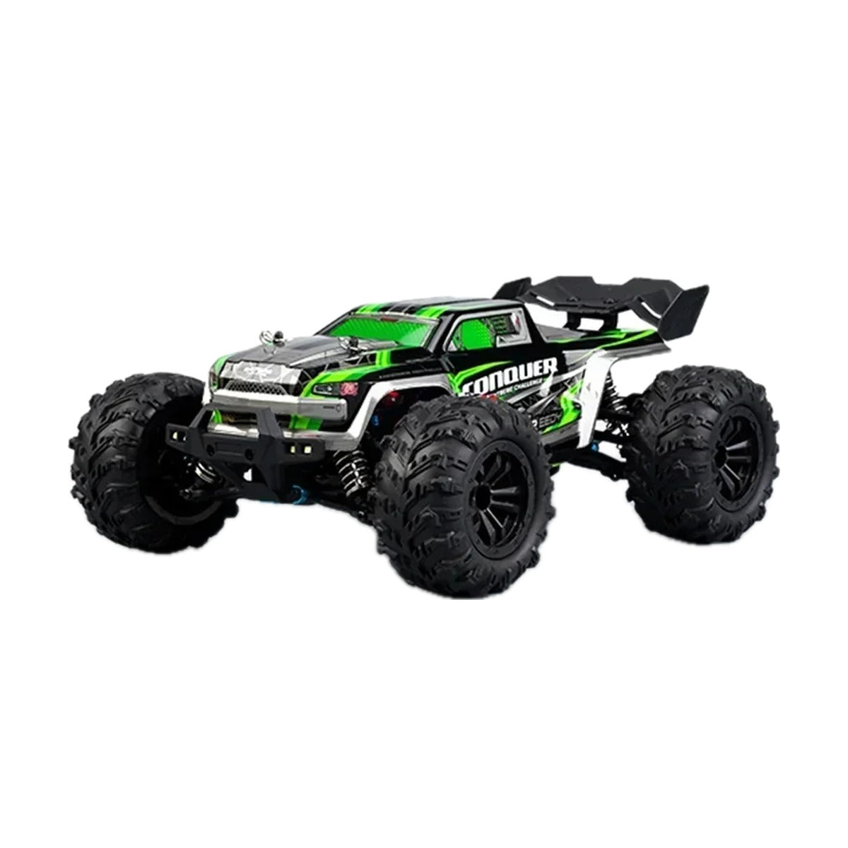Green BlueDrift 4x4 RC car, fast 1:16 off-road remote control monster truck