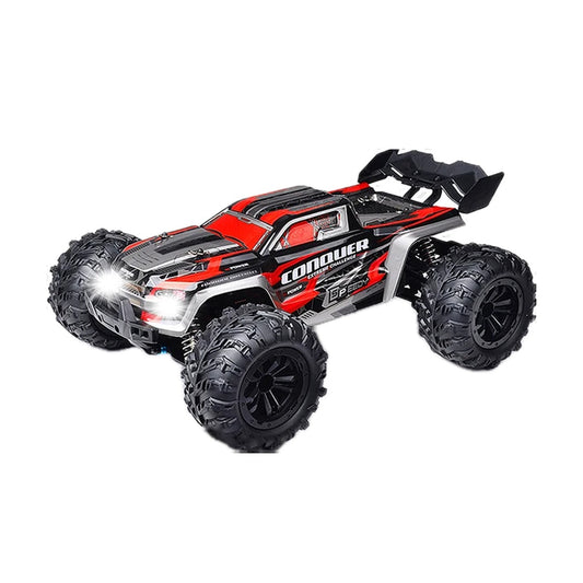Red BlueDrift 4x4 RC car, fast 1:16 off-road remote control monster truck