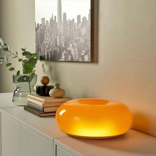 Ring Bauhaus donut lamp, front view